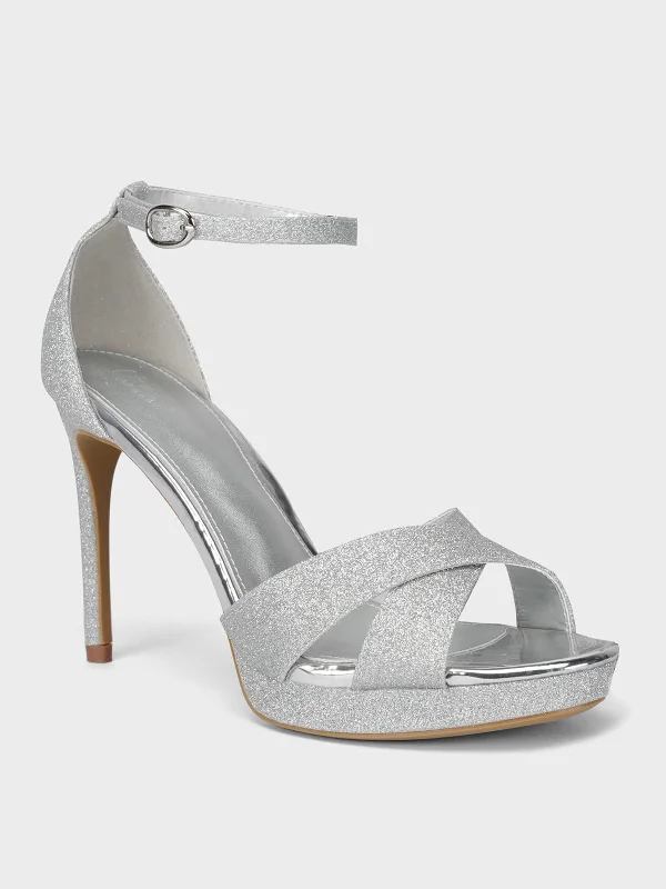 Women "CARISSA" Shimmery Evening Sandals