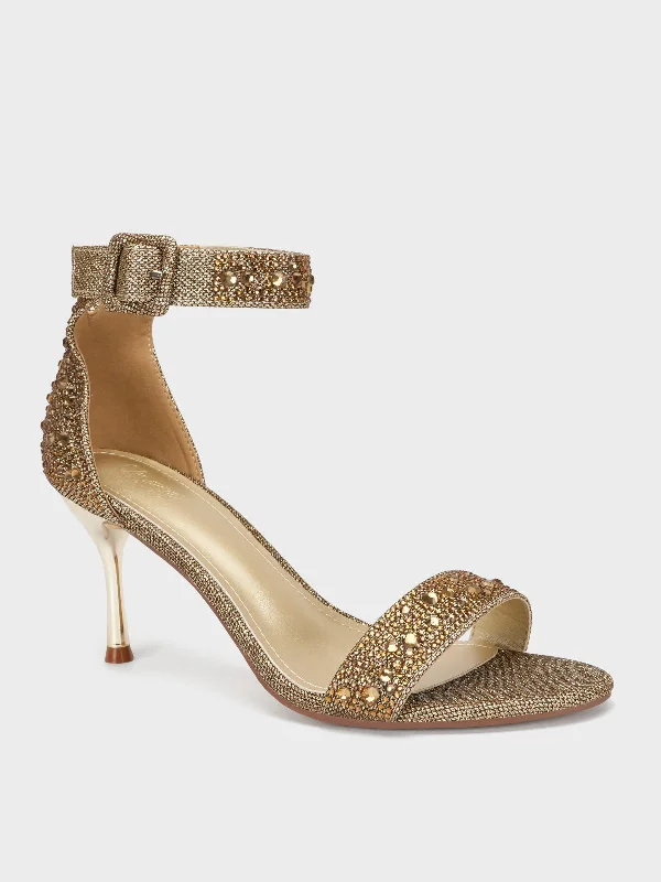 Womens "CYNZIA" Diamante Evening Sandals