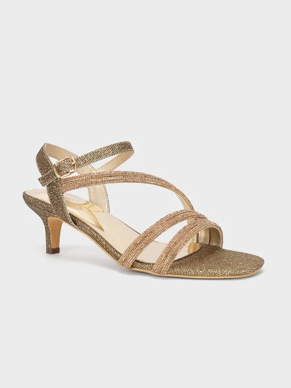 Women's "MOMUS" Glittery Party Sandals