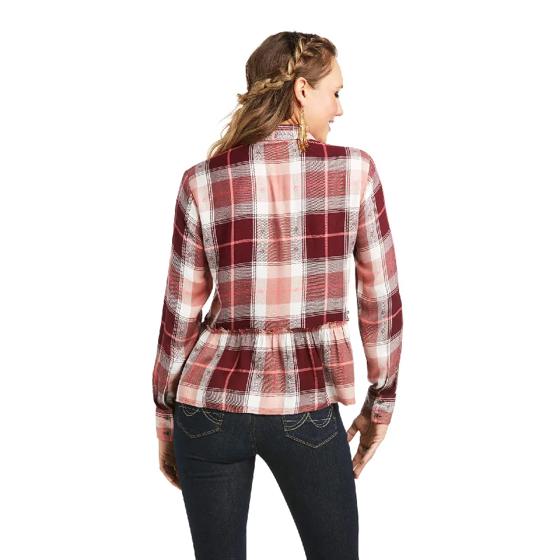 Ariat Ladies Peplulm Ford Western Shirt - Multi