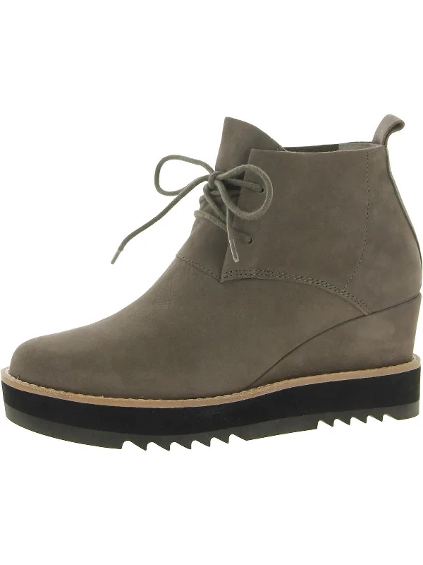 Capa Womens Nubuck Ankle Booties