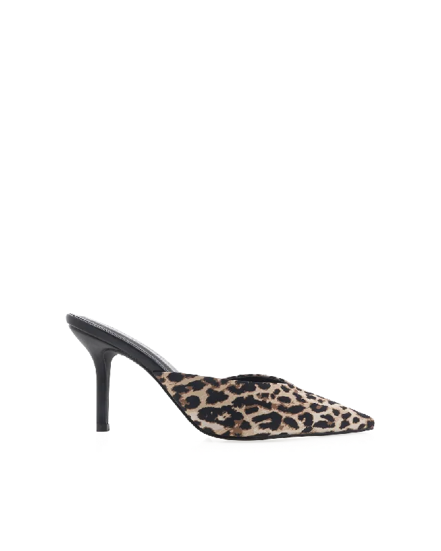 KAREY - LEOPARD SATIN